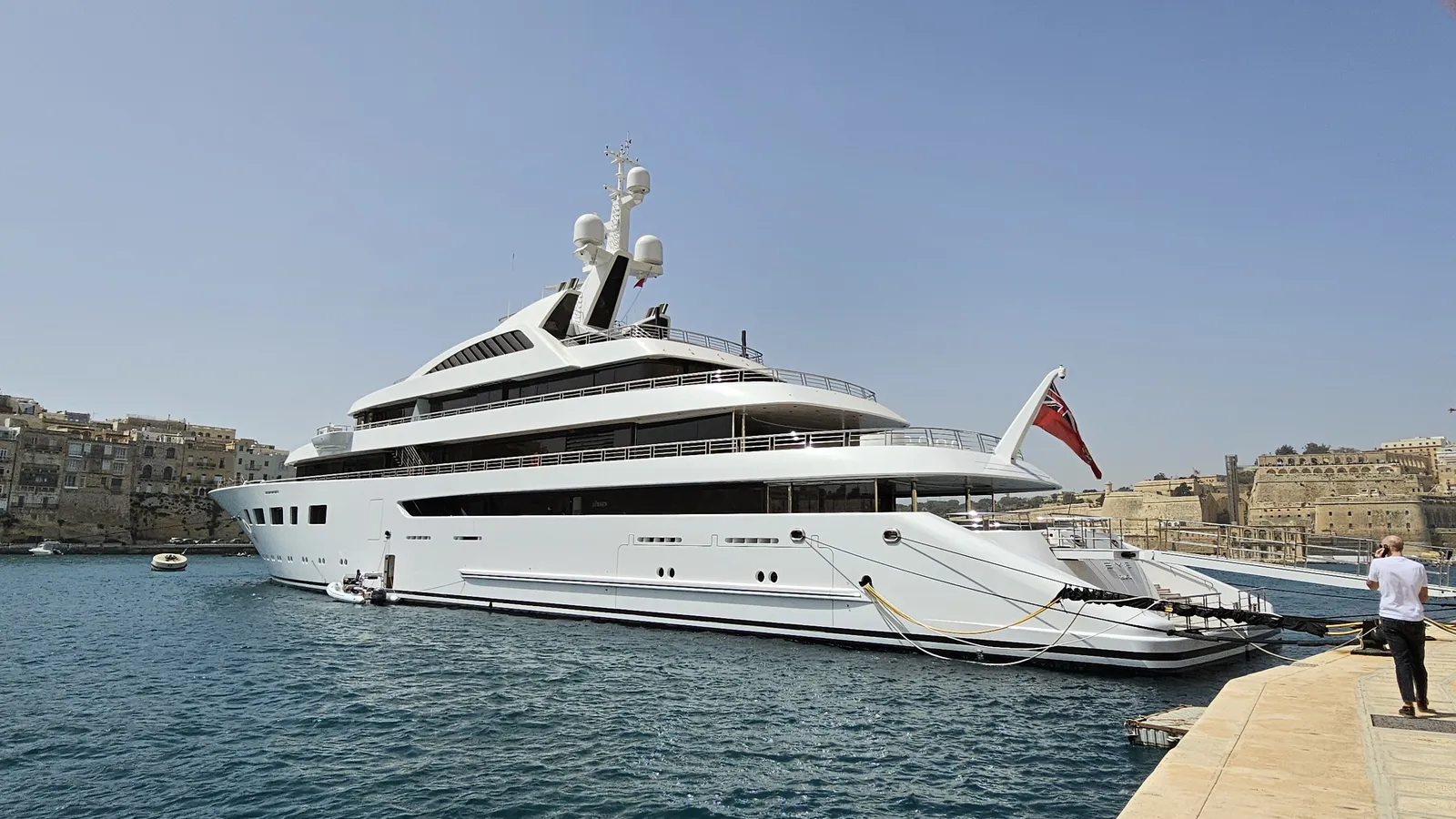 Luxury superyacht Eye built by Lurssen at Malta