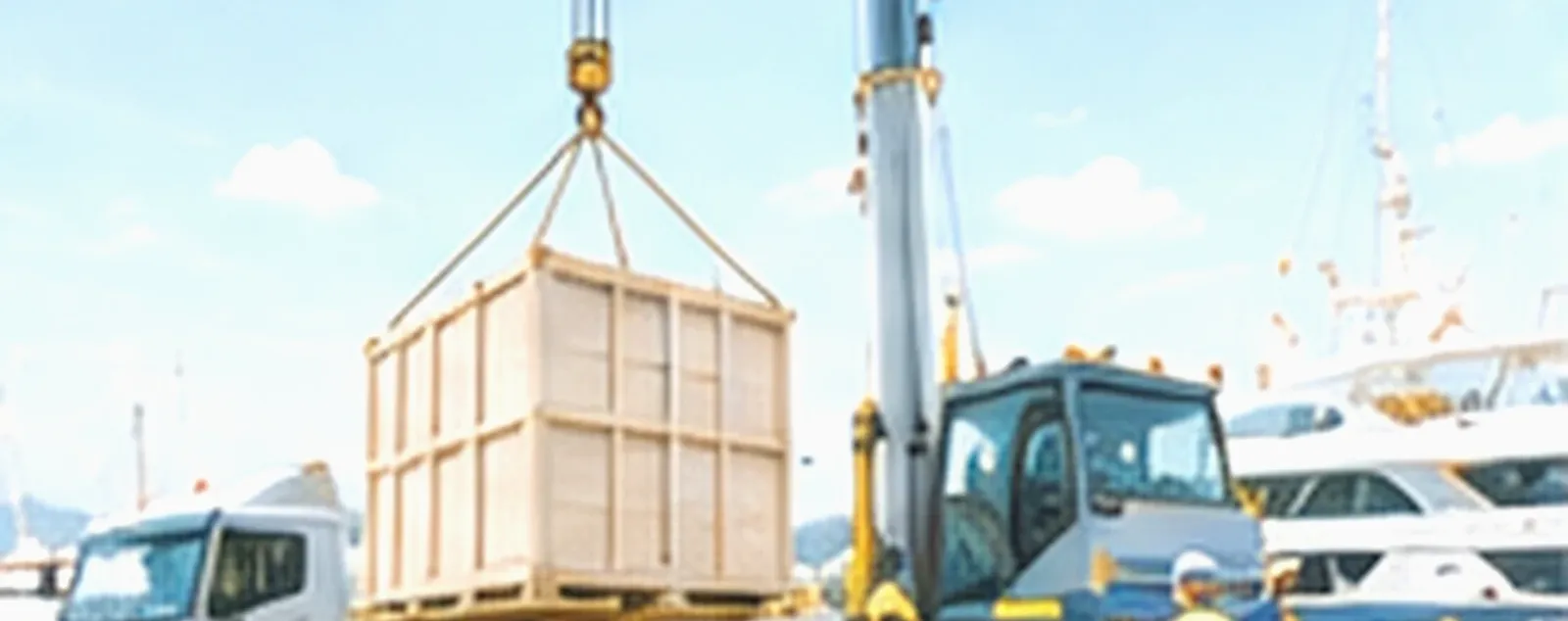 Marine Logistics — Service Landing Hero