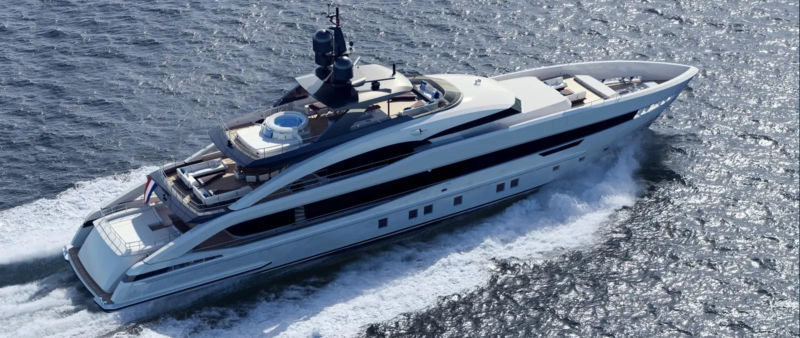 YN 18950 Project Aquamarine, the first yacht in the newly designed 5000 Aluminium Class press image