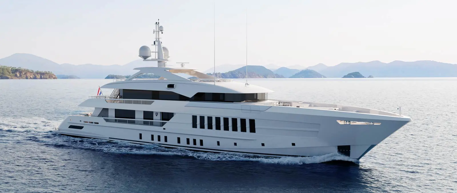 Commercial success: 55m Steel FDHF sold with Arcon Yachts press image
