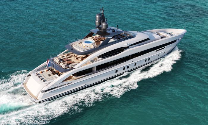 Commercial Success at Heesen: 50-metre aluminium Project Sapphire is sold! press image