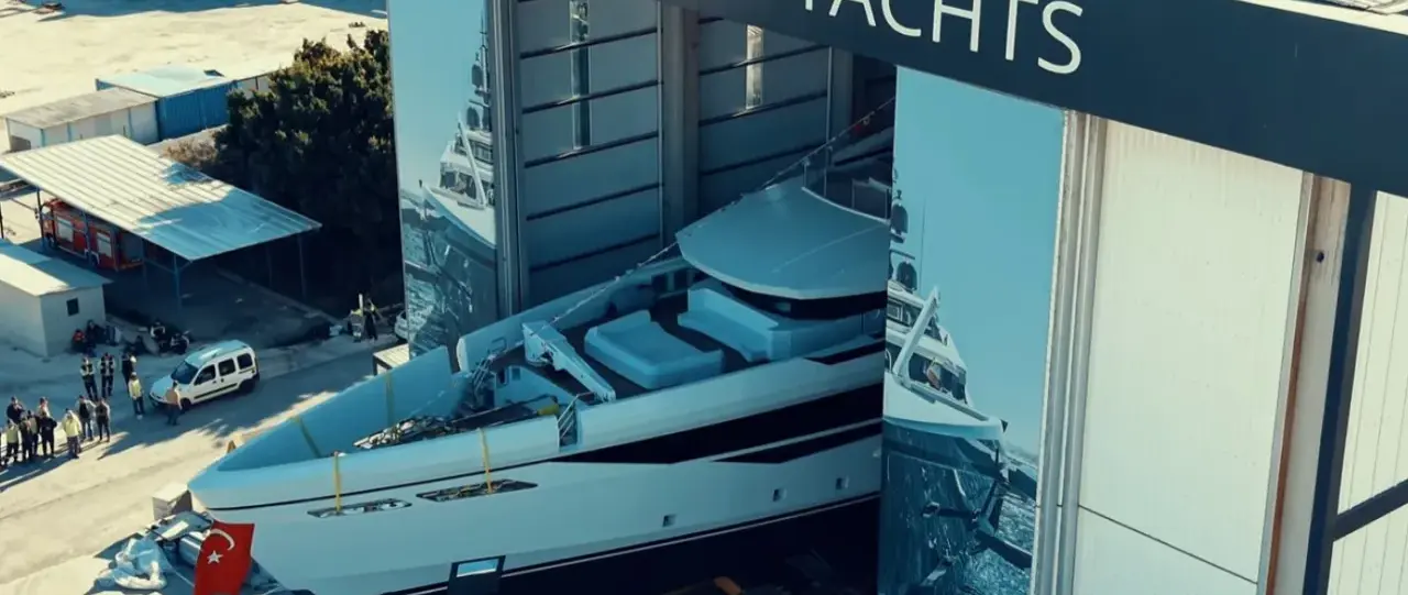 Bilgin Yachts - VIDEO: BILGIN CELEBRATES THE LAUNCH OF 52-METER NB83