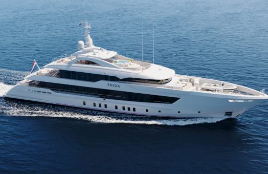 Heesen Project Evita reaches construction milestone press image