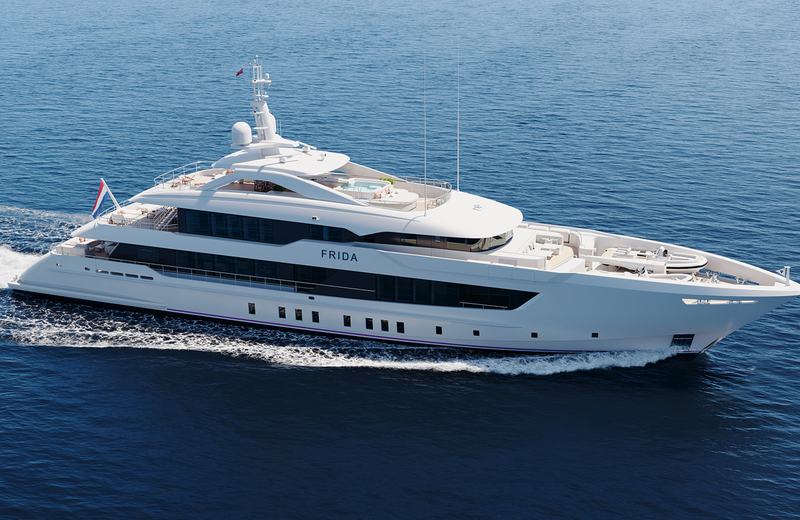 The First Bloom of the Season. Commercial success: Heesen Sells Project Frida press image
