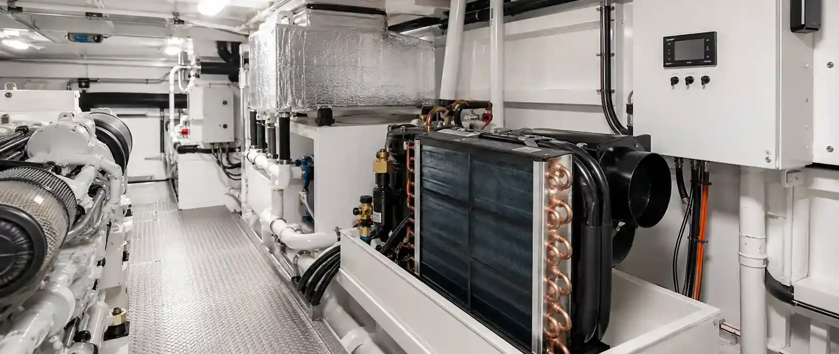 AC Unit in an engine room