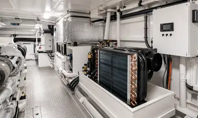 AC Unit in an engine room