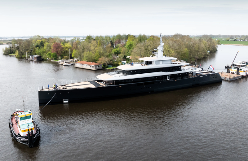 Feadship 826 launch 3 copyright Feadship