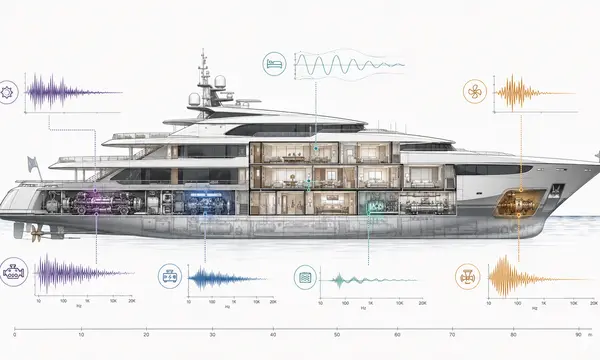 Noise reductions on superyachts