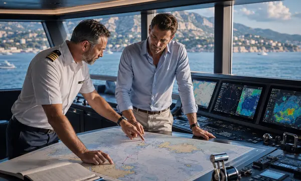 Passage planning on the bridge