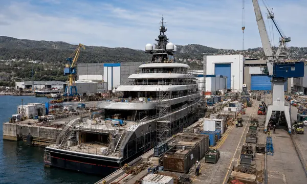 Superyacht construction budget