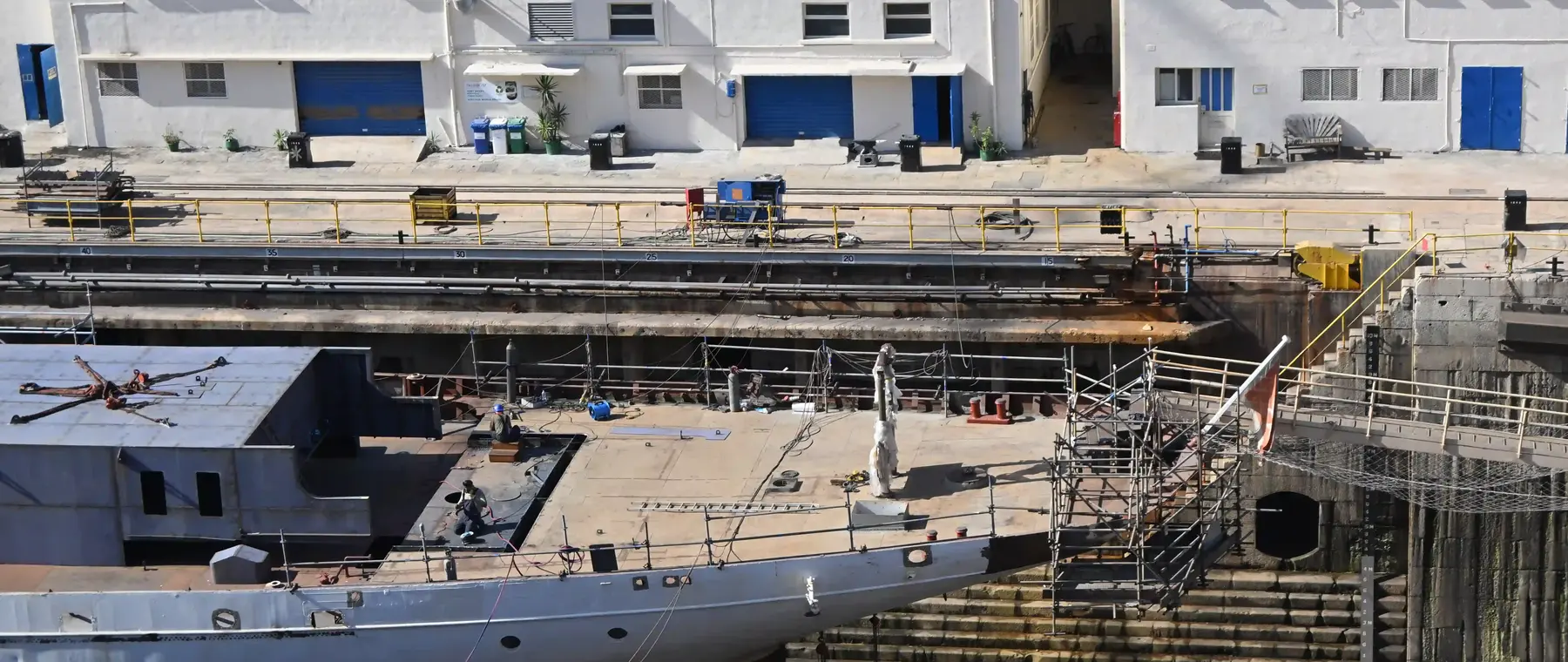 Sea Cloud in Shipyard for superyachts Malta 2026 Sep 12