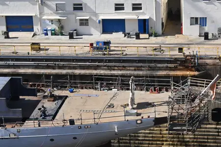 Sea Cloud in Shipyard for superyachts Malta 2026 Sep 12