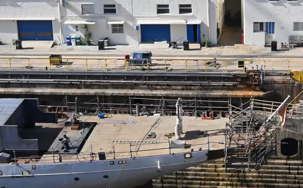 Sea Cloud in Shipyard for superyachts Malta 2026 Sep 12