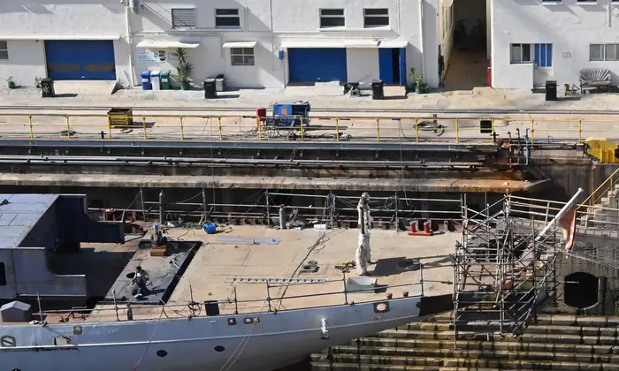 Sea Cloud in Shipyard for superyachts Malta 2026 Sep 12