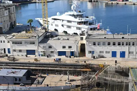 Sea Cloud in Shipyard for superyachts Malta 2026 Sep 12