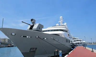 Superyacht Warship