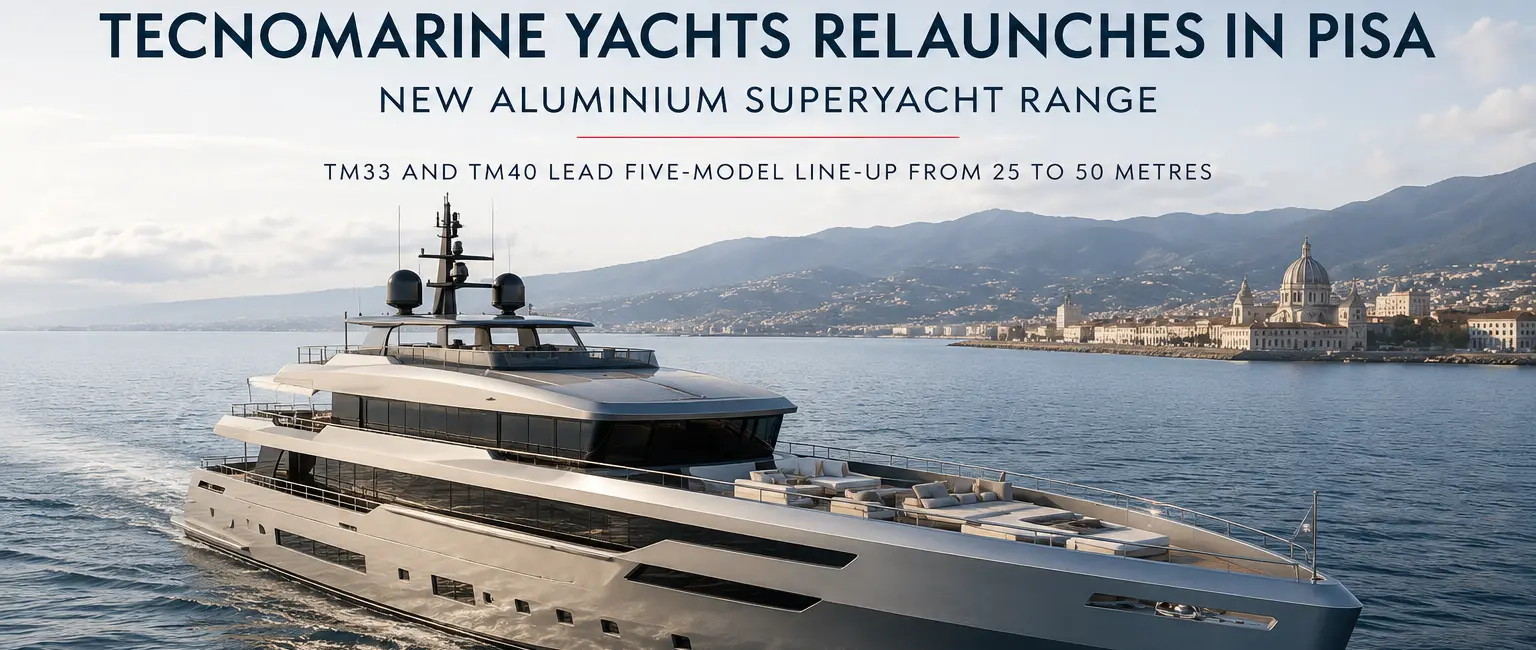 Tecnomarine Yachts Relaunches in Pisa
