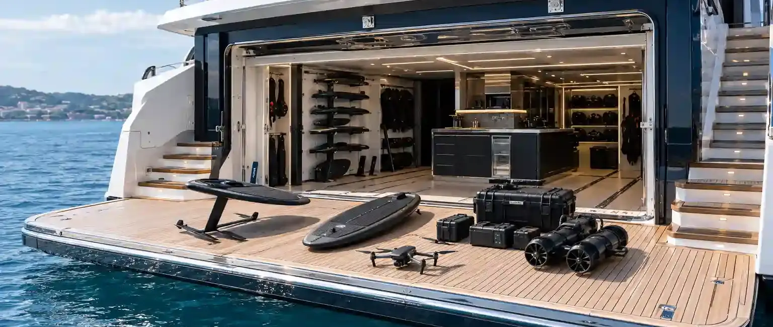 Toys on swim deck