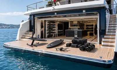 Toys on swim deck
