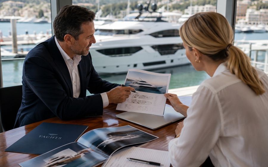 Yacht brokerage commission