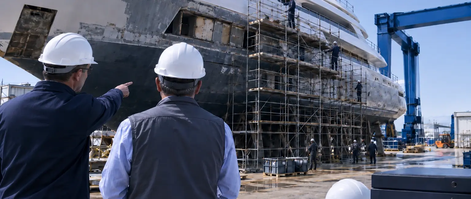 Yacht Shipyard Repairs and Blueprints