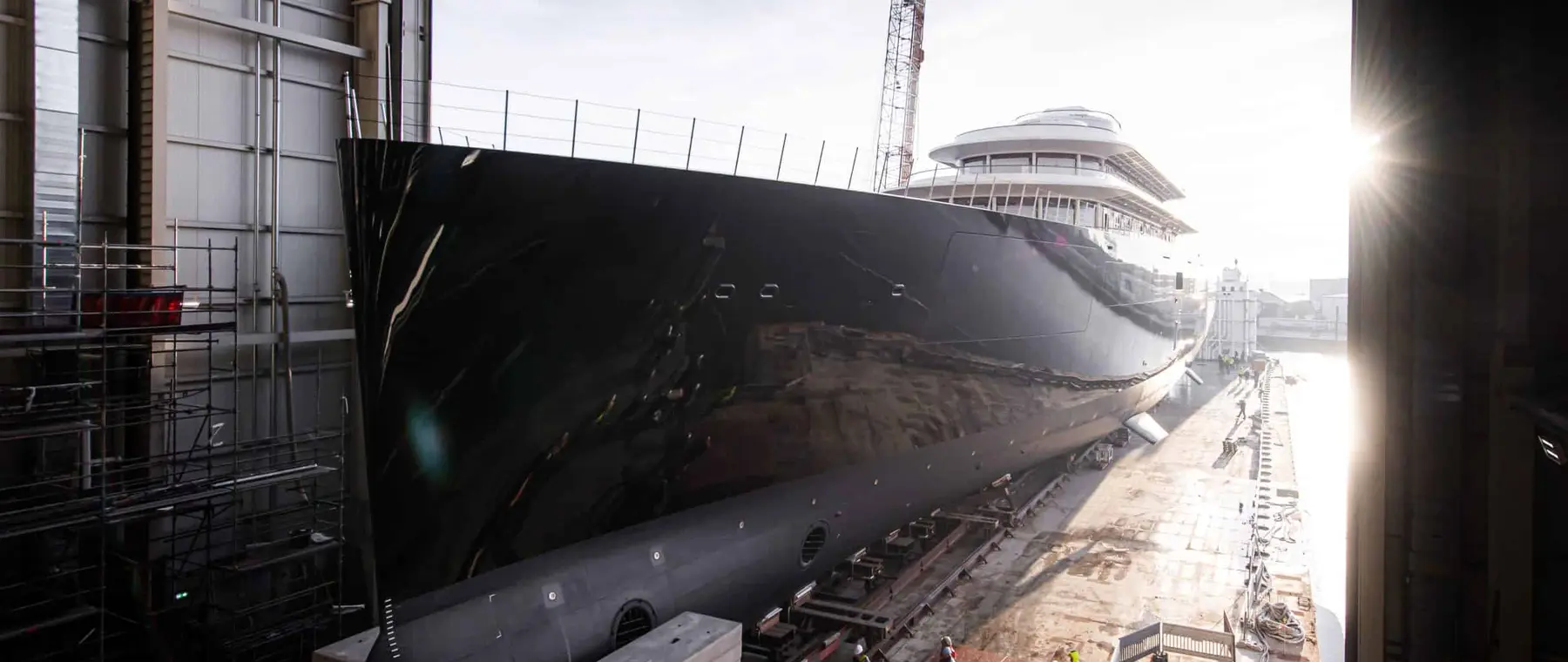 Abeking & Rasmussen launches motoryacht hull 6507 - Abeking news image