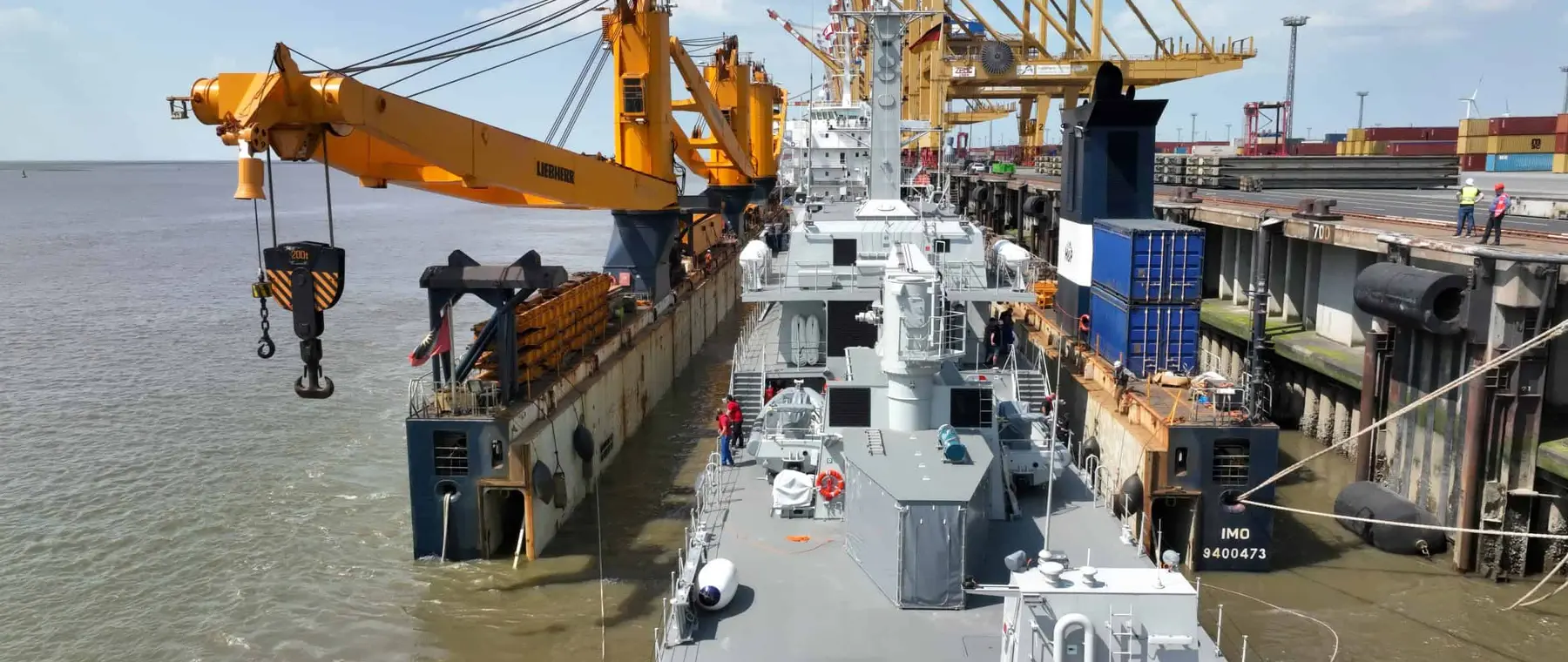 Abeking & Rasmussen launches two mine warfare vessels for the Indonesian Navy - Abeking news image