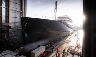 Abeking & Rasmussen launches motoryacht hull 6507 - Abeking news image