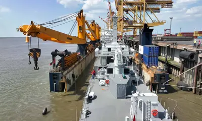 Abeking & Rasmussen launches two mine warfare vessels for the Indonesian Navy - Abeking news image
