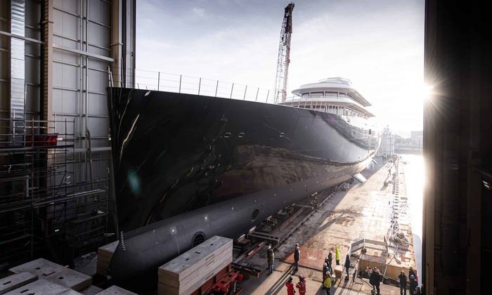 Abeking & Rasmussen launches motoryacht hull 6507 - Abeking news image