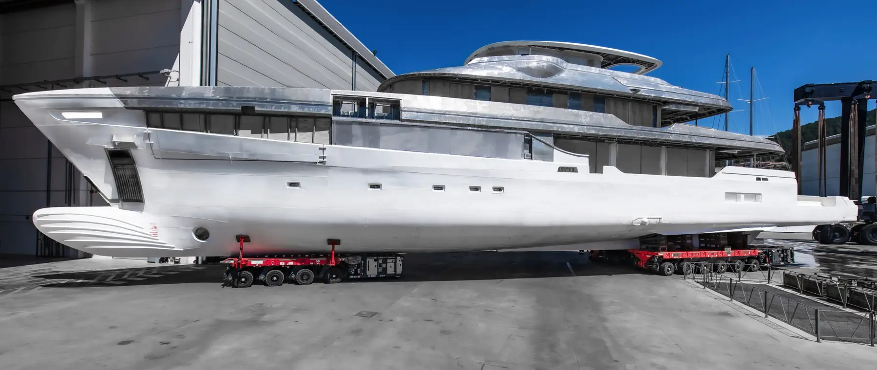 M/Y Panorama 50-meter outfitting - Admiral Yachts news image