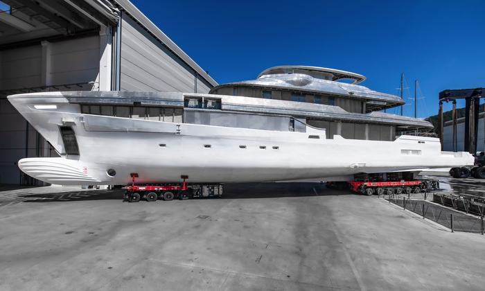 M/Y Panorama 50-meter outfitting - Admiral Yachts news image