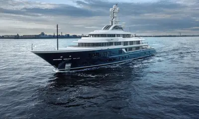 Amels Refit MOONSTONE Departs Vlissingen press image