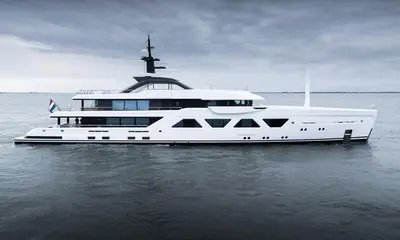 Amels 60 MEMORIES sets sail on open waters for the first time press image