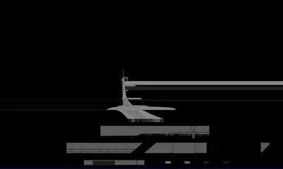 49m Amer 499 Spaceplorer Enters Outfitting at Pisa Shipyard — source image
