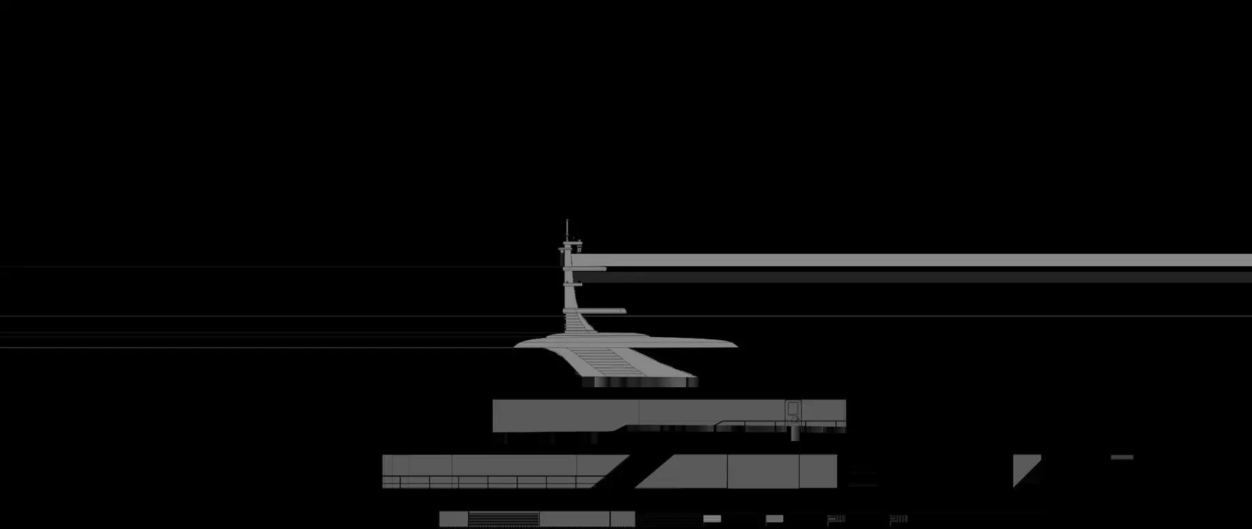 49m Amer 499 Spaceplorer Enters Outfitting at Pisa Shipyard — source image
