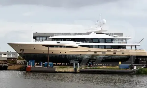 55m Amels Amigos Arrives at Royal Balk Shipyard for Major Refit — source image