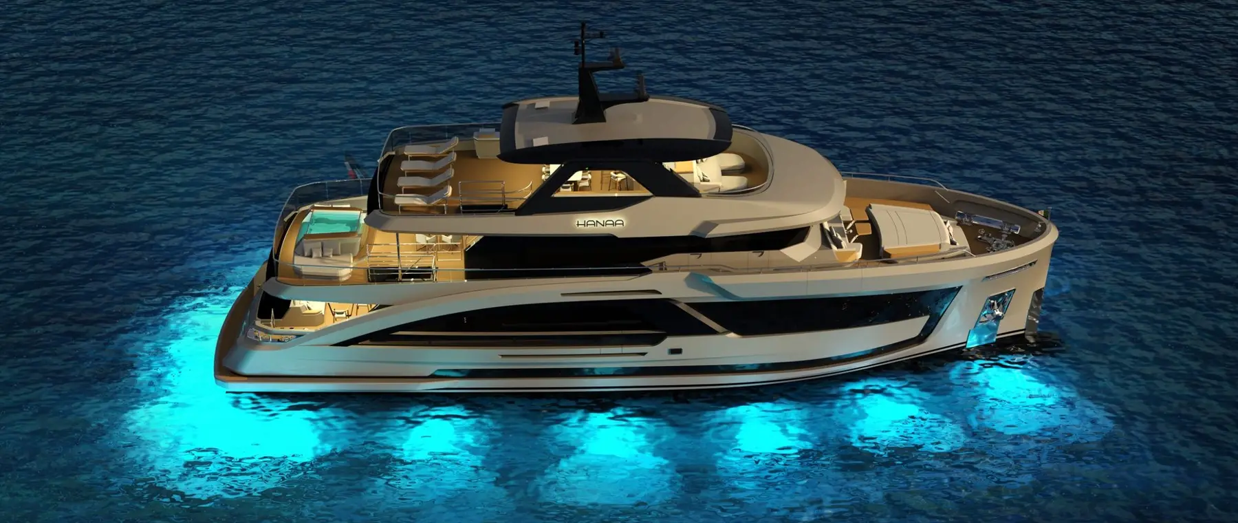 Antonini Navi's 31m Hanaa Explorer Enters Water in La Spezia — official source image