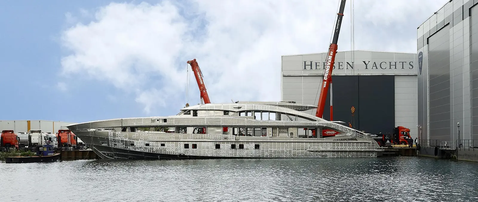 Project Aquamarine hull and superstructure are now joined together press image