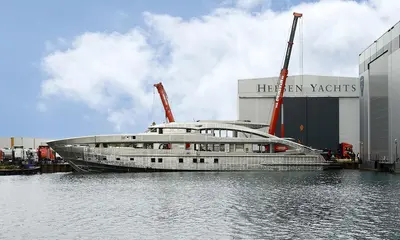 Project Aquamarine hull and superstructure are now joined together press image
