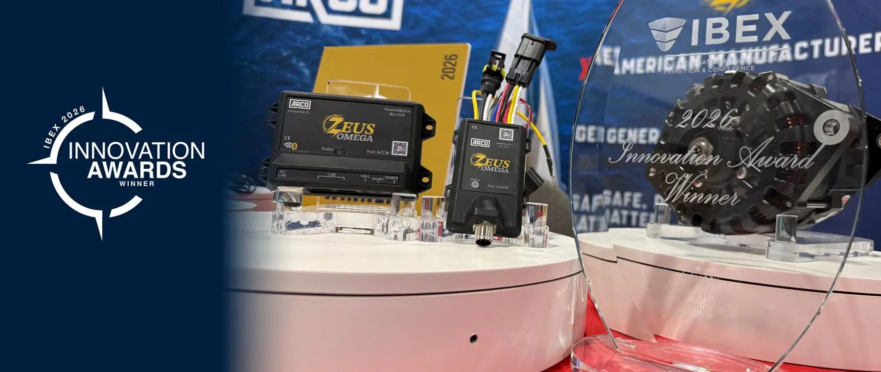 ARCO Zeus Omega Wins 2026 IBEX Award for Modular Alternator Control — source image