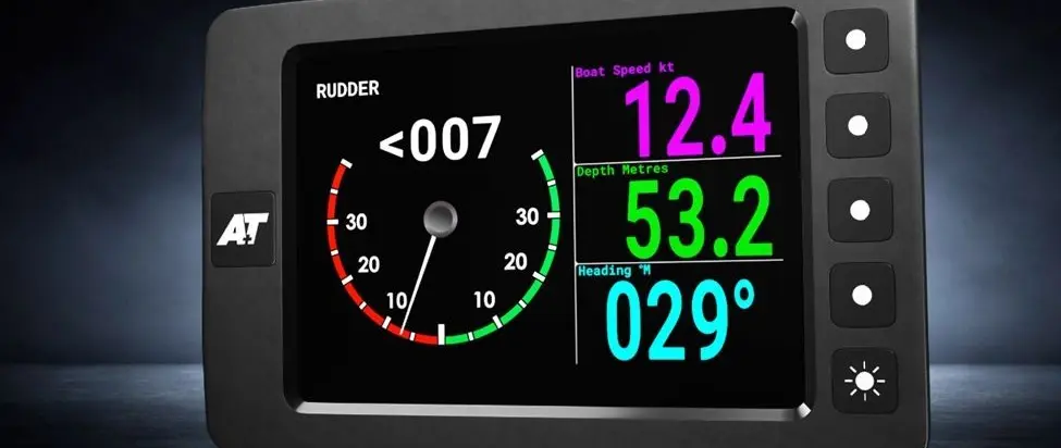 A+T Instruments Adds HFD5 Colour Display for Superyacht Helm Systems — source image
