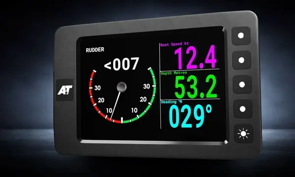 A+T Instruments Adds HFD5 Colour Display for Superyacht Helm Systems — source image