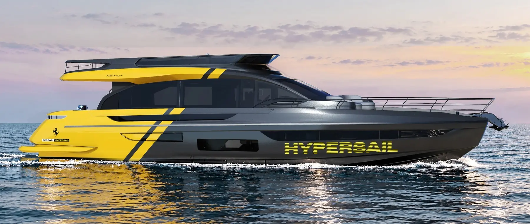 Azimut Joins Ferrari Hypersail as Technical Partner for Ocean Trials — source image
