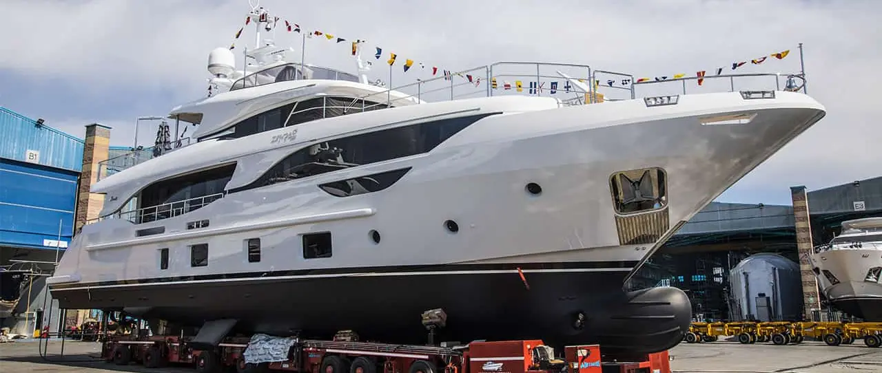 BENETTI SUCCESSFULLY LAUNCHES ITS THIRD DELFINO 95’ UNIT BD103 – M/Y “ZEHRA” | Benetti news image