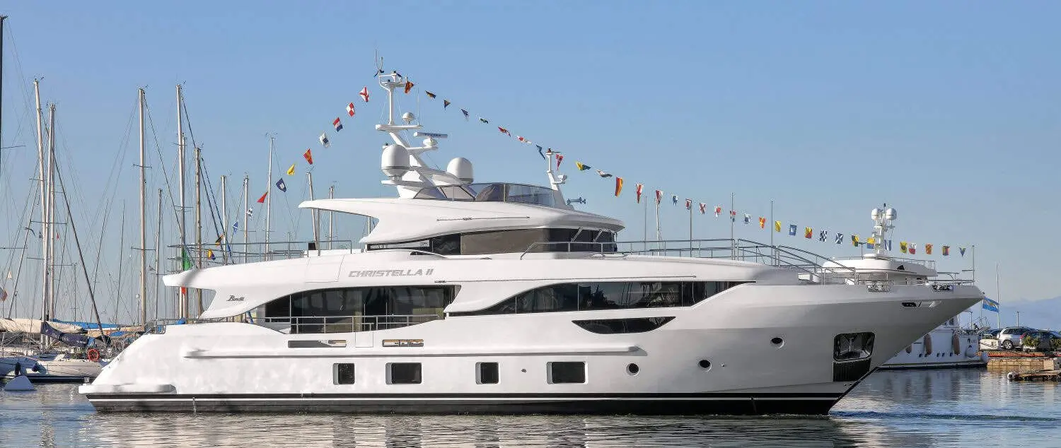 M/Y “CHRISTELLA II” LAUNCHED, THE FIRST DELFINO 95’ | Benetti news image