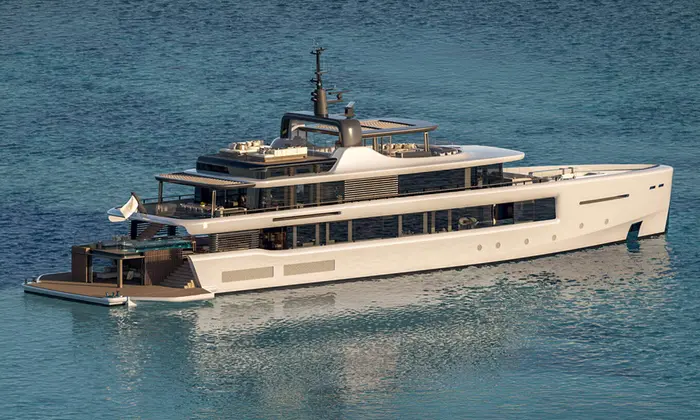 BENETTI CELEBRATES NAUTICAL TRADITION WITH THE SLIDE LAUNCH OF THE DIAMOND 44M M/Y “PAPA JOE” | Benetti news image