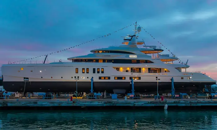 BENETTI LAUNCHES 67-METRE CUSTOM YACHT M/Y “CALEX” | Benetti news image