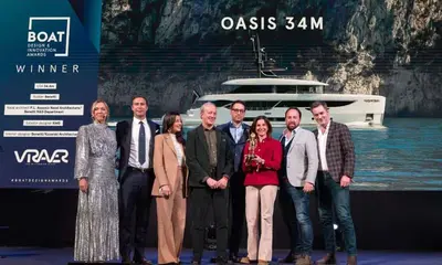 BENETTI OASIS 34M WINS AT THE DESIGN AND INNOVATION AWARDS 2023 | Benetti news image