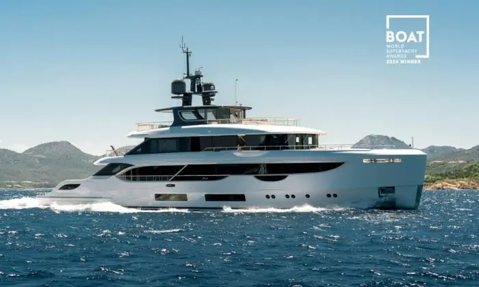 Benetti Oasis 40M Wins at World Superyacht Awards 2024 | M/Y Oreos Awarded | Benetti news image
